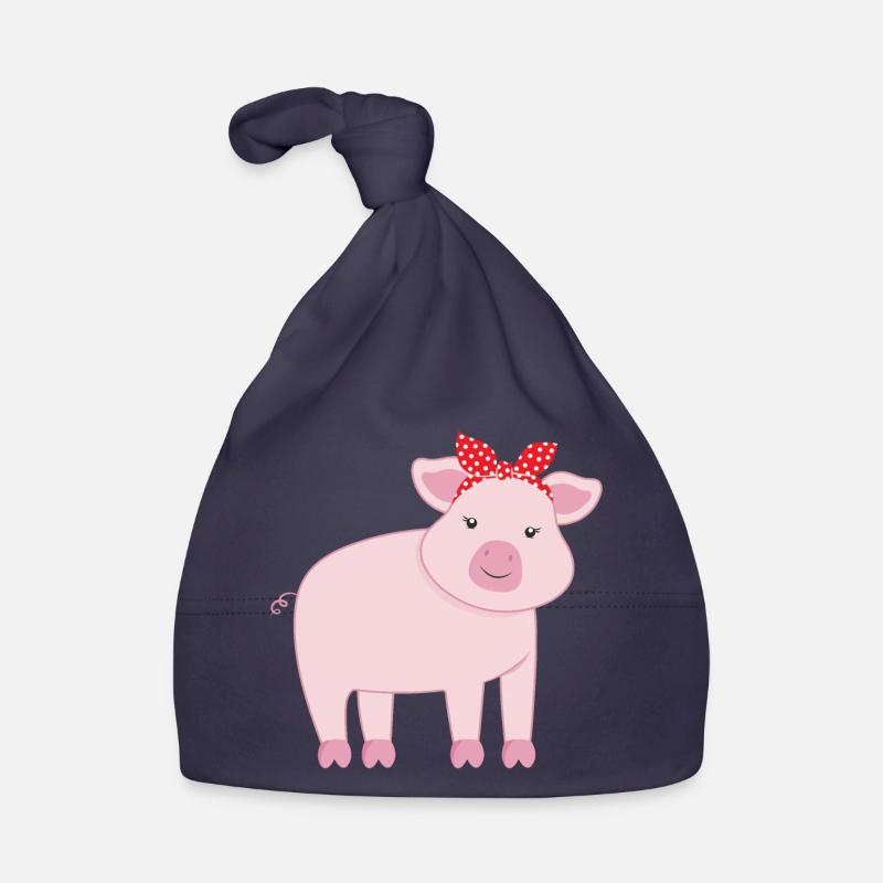 Schwein Schweine Baby Bio-Mütze