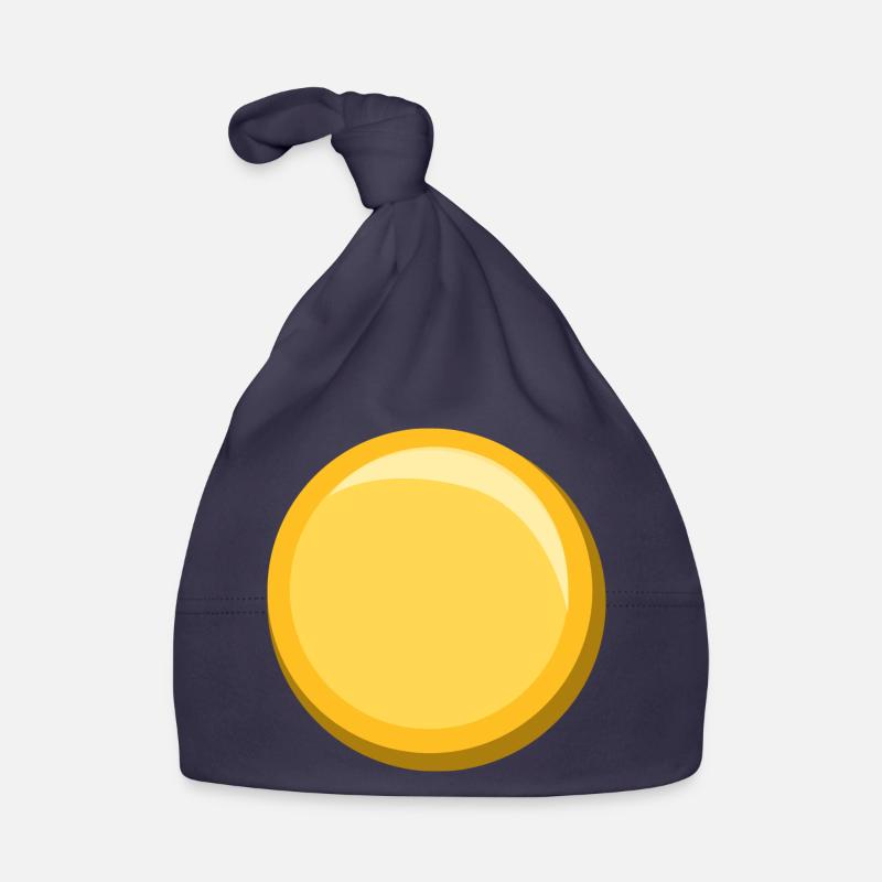 Gold Sticker Template Template Icon Button Organic Baby Cap