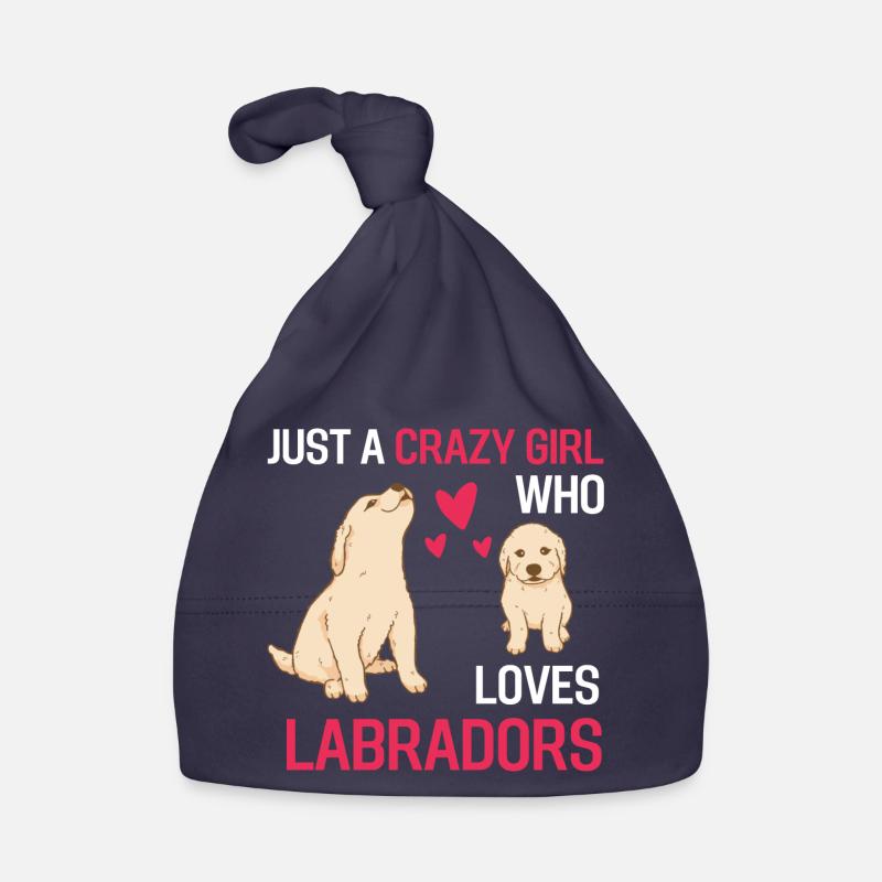 Hundebesitzer Hunde Mädchen Geschenk Labrador Baby Bio-Mütze