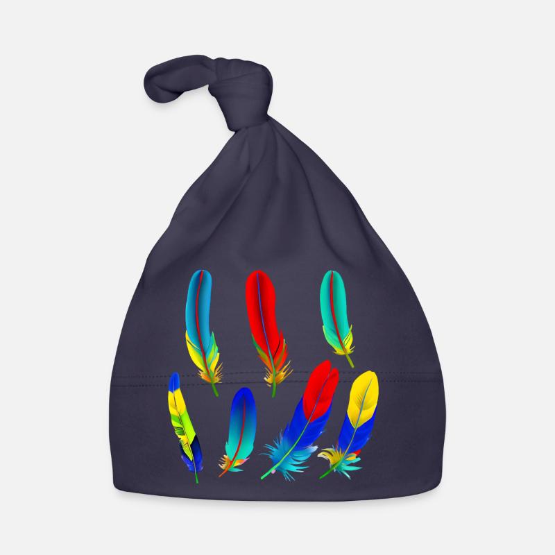 Parrot feathers Organic Baby Cap