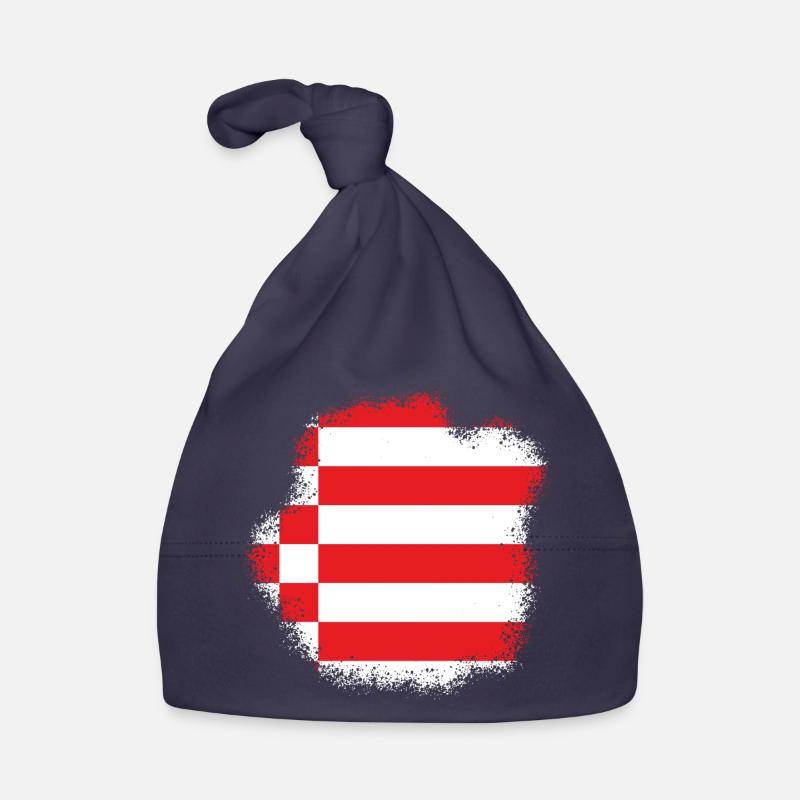 Drapeau de Brême Drapeau de Brême Bonnet bio Bébé
