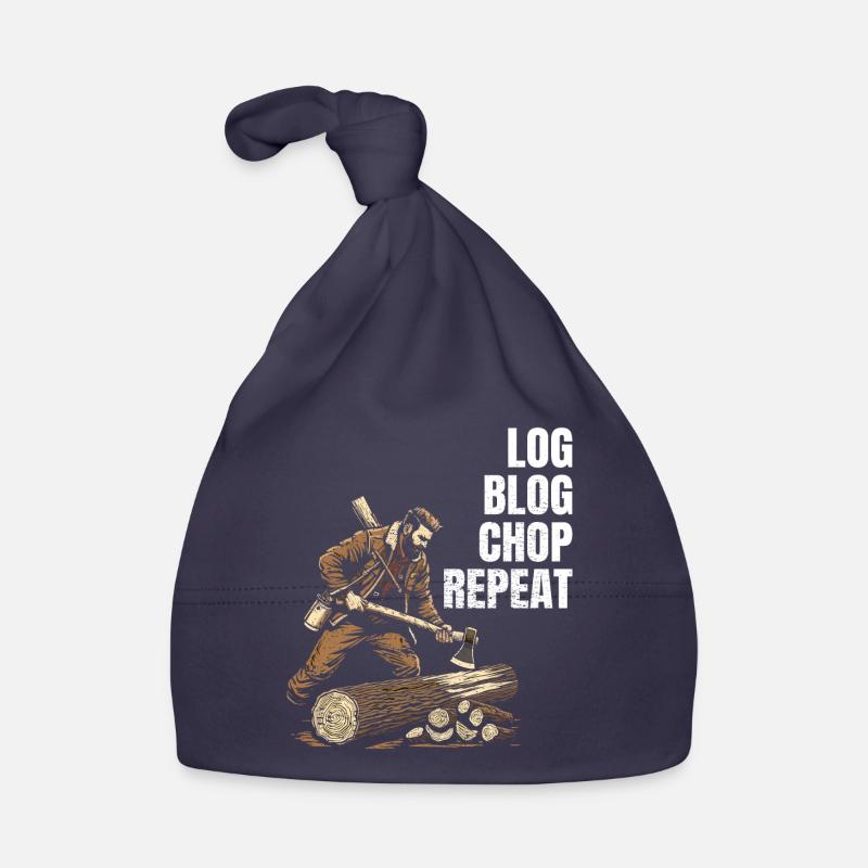 Bûcheron bûcheron bûcheron hache bûcheron drôle Bonnet bio Bébé