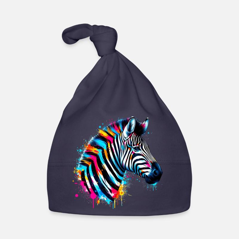 Zebra Baby Bio-Mütze