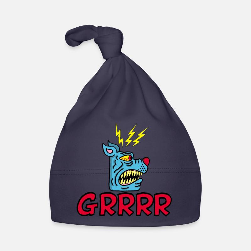 Angry Blue Dog Organic Baby Cap