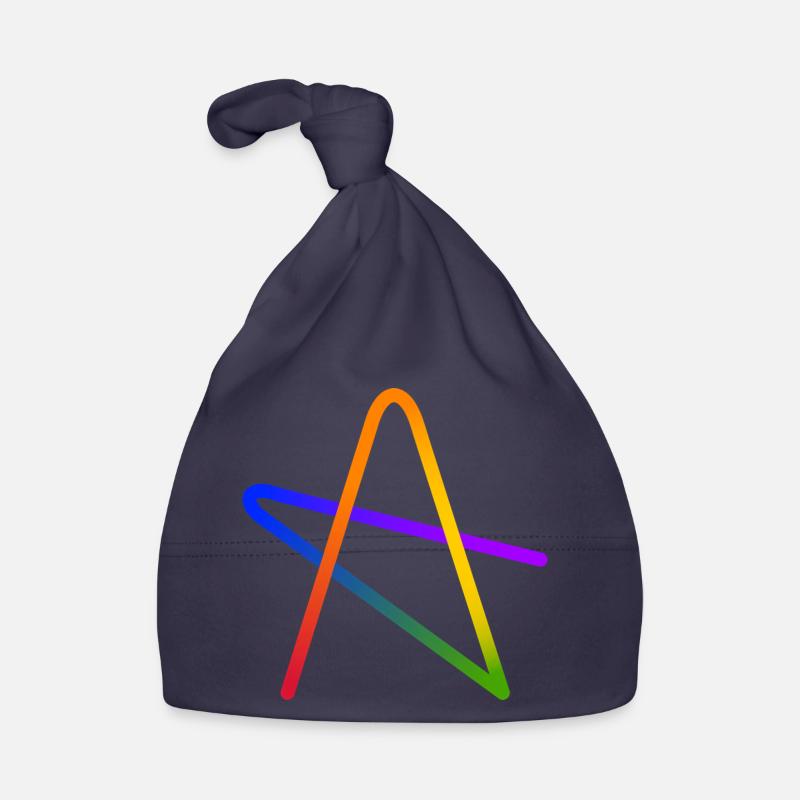 Rainbow A Stern Geschenk Baby Bio-Mütze
