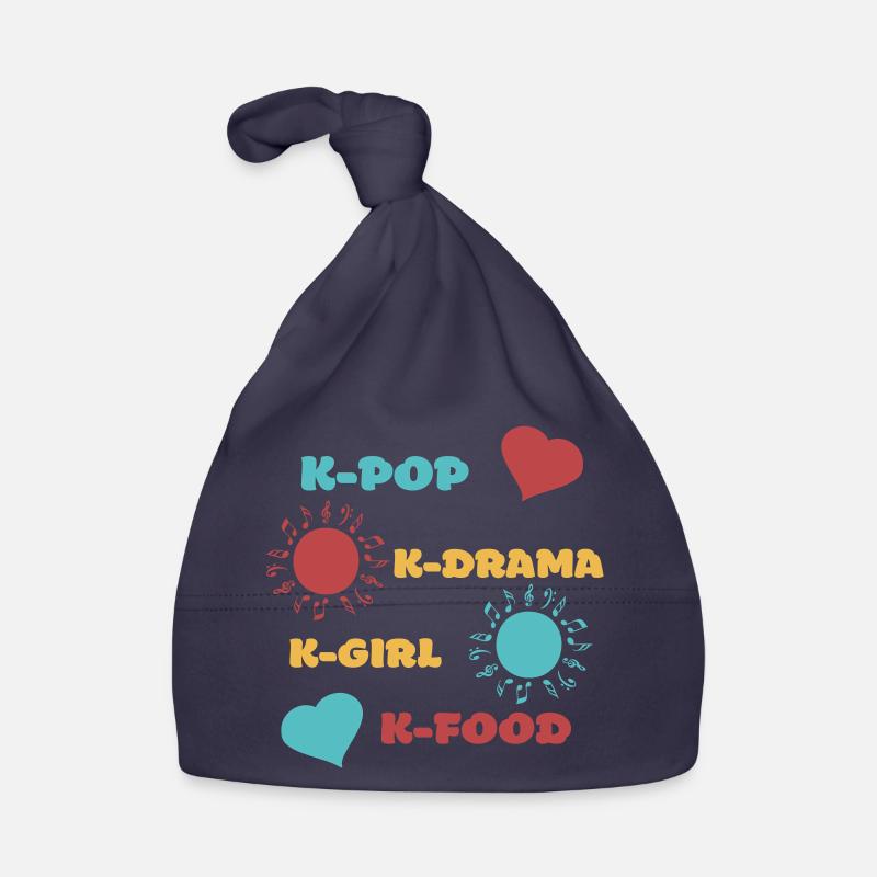 K-pop k-drama 3 couleurs custom Bonnet bio Bébé