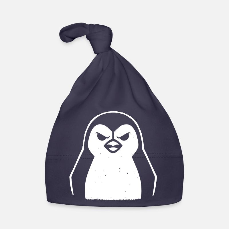 penguin stencil grunge minimalist-vector Linux Bonnet bio Bébé