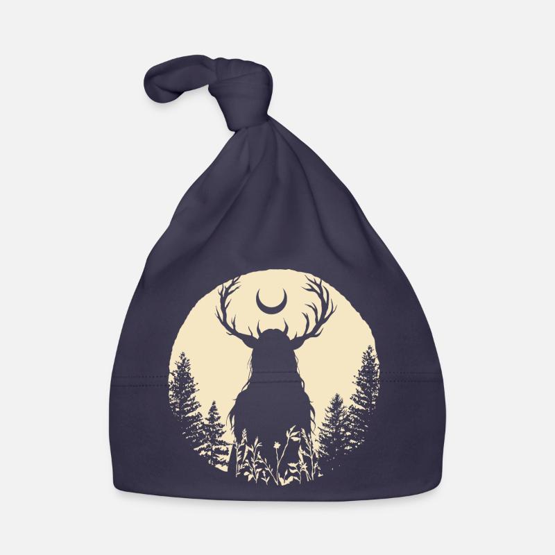 Sorcière de la Lune Sorcière de la Lune - Bonnet bio Bébé - marine