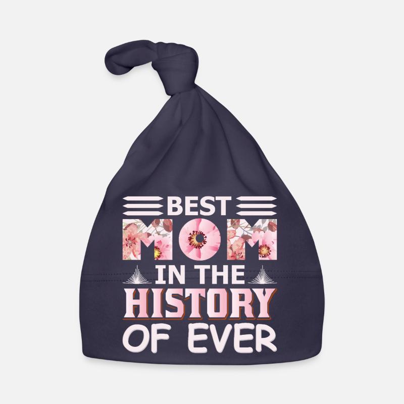 Die beste Mutter in der Geschichte eines lustigen Muttertagsgeschenks aller Zeiten Baby Bio-Mütze