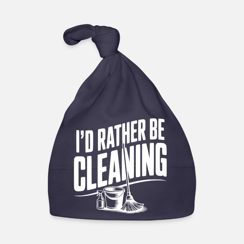 I'd Rather Be Cleaning Organic Baby Cap