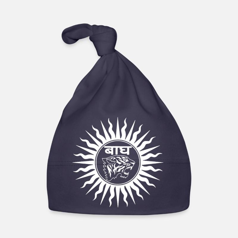 Indian tiger (white) Organic Baby Cap