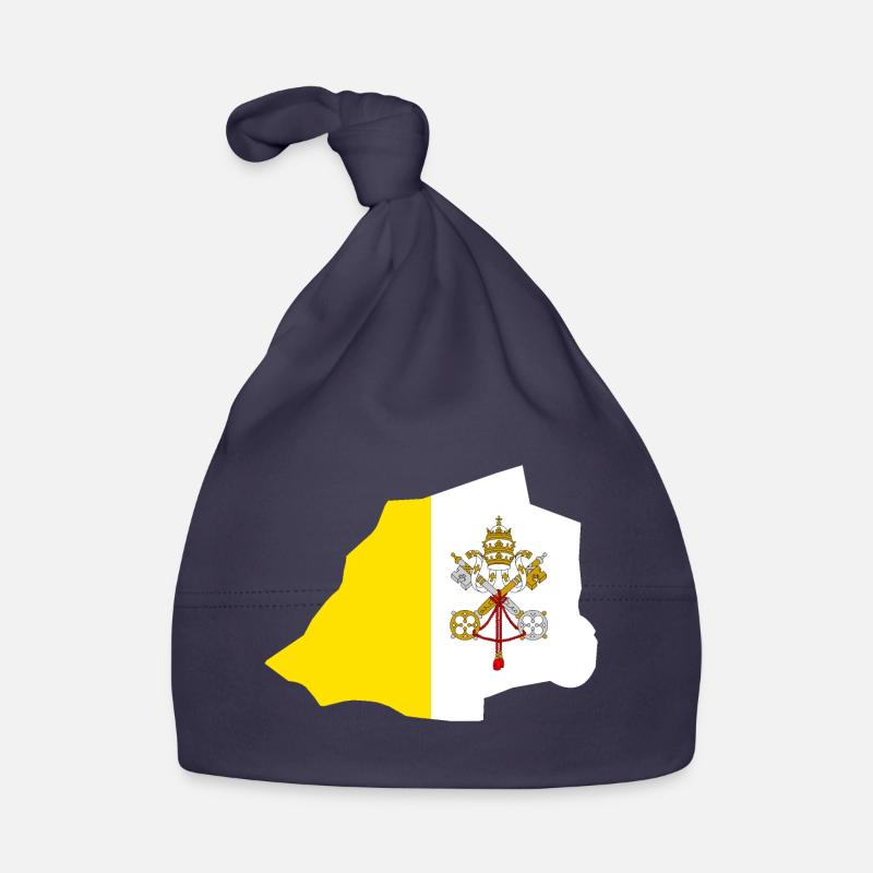Drapeau de la Cité du Vatican Carte Drapeau Bonnet bio Bébé