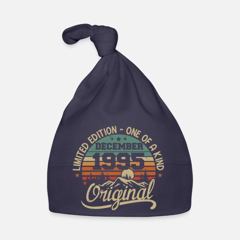 Original Cadeau Anniversaire 30 ans, Décembre 1995 Bonnet bio Bébé