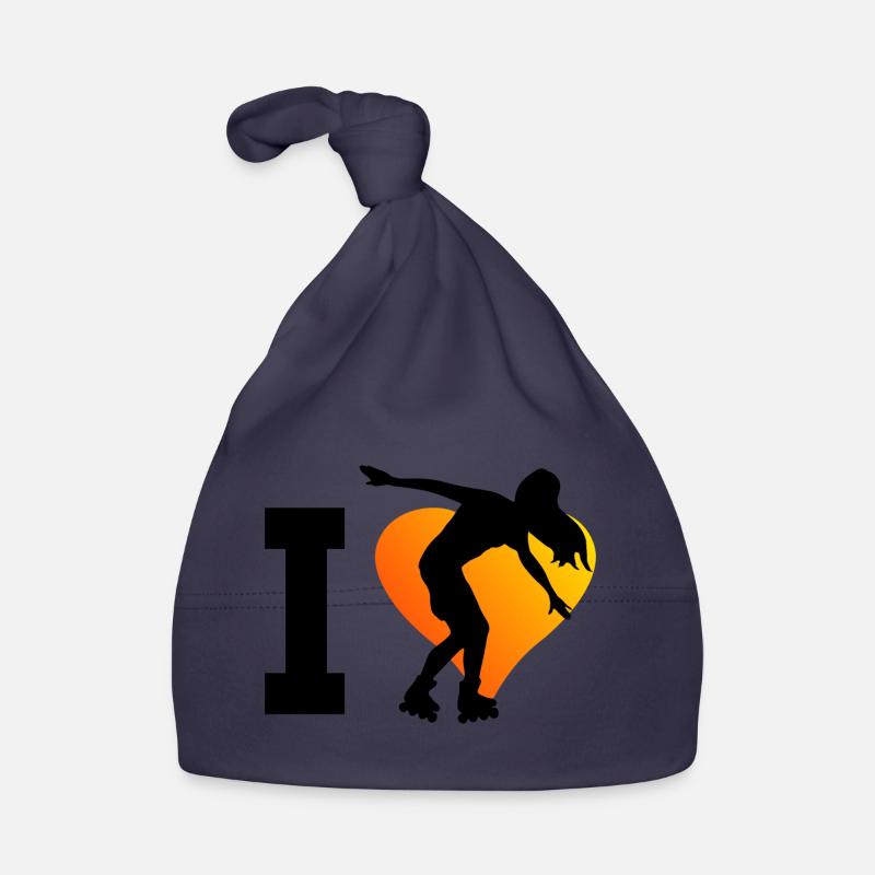 Rollerskate Roller Skating Rollschuhlaufen Bonnet bio Bébé