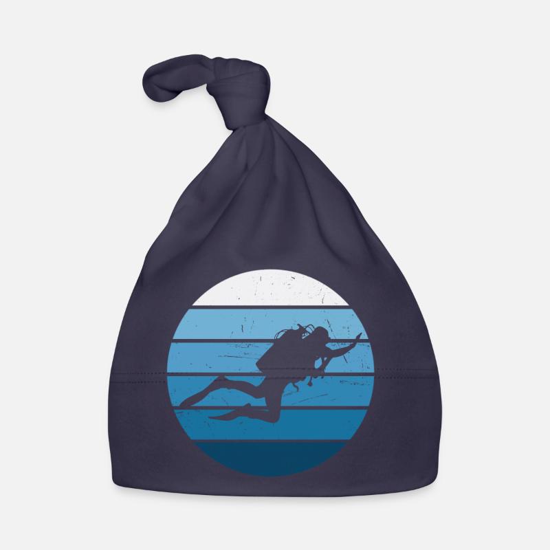 Plongée libre Tauchen Plongée sous-marine Tauchen Plongée - Bonnet bio Bébé - marine