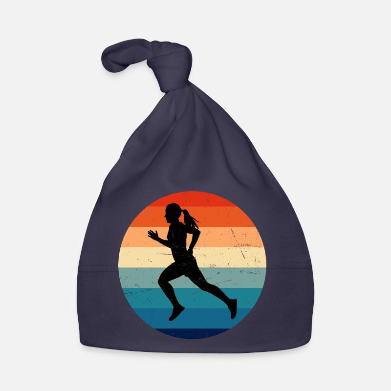 Ski de fond Jogging Running Hommes - Bonnet bio Bébé - marine
