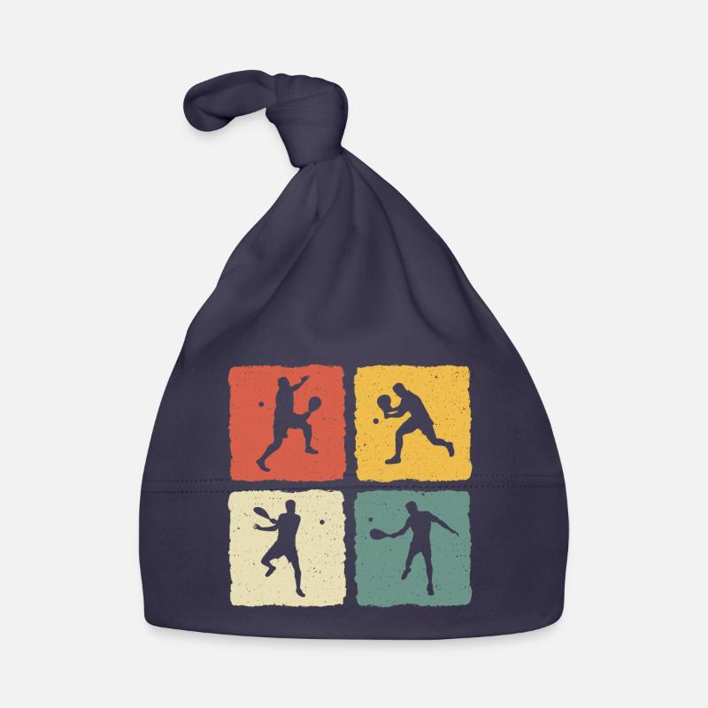 Retro Padel Baby Bio-Mütze