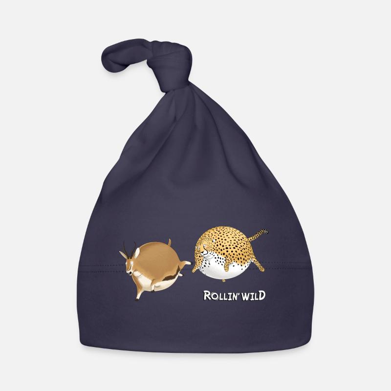 Rollin’Wild - the chase - Bonnet bio Bébé - marine