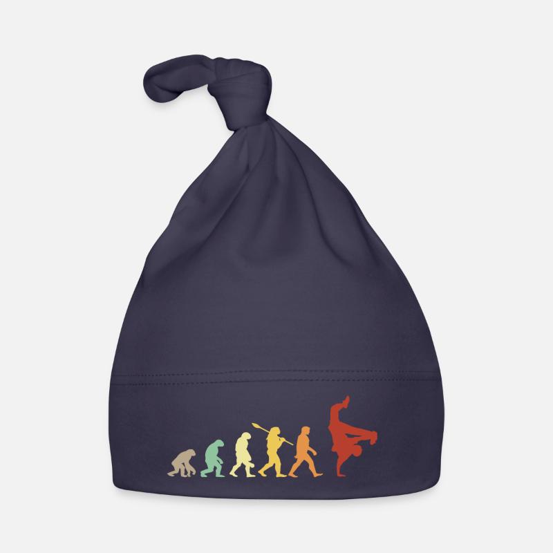 évolution hip hop breakdance - idée cadeau hip hop - Bonnet bio Bébé - marine