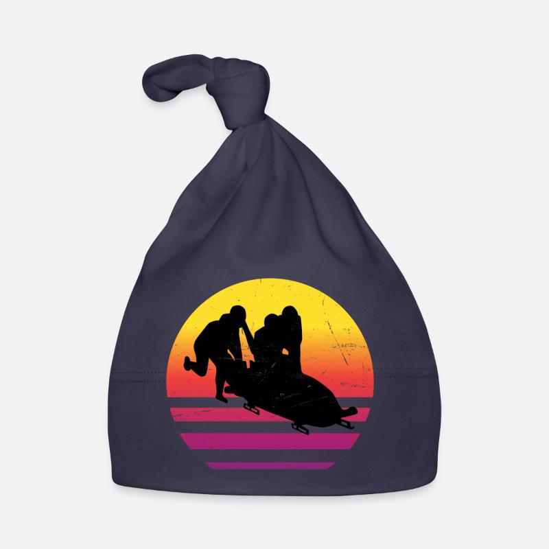 Men's Bobsleigh Bobsport Bobsleigh Two-man bobsleigh track Organic Baby Cap