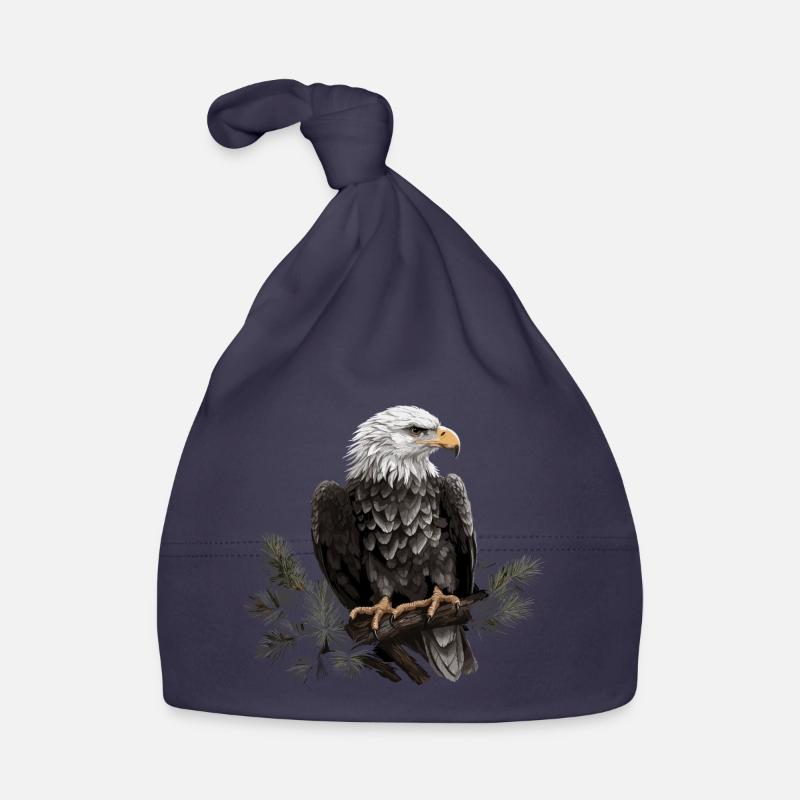 Bald Eagle Eagle Bird Animal Forest Organic Baby Cap