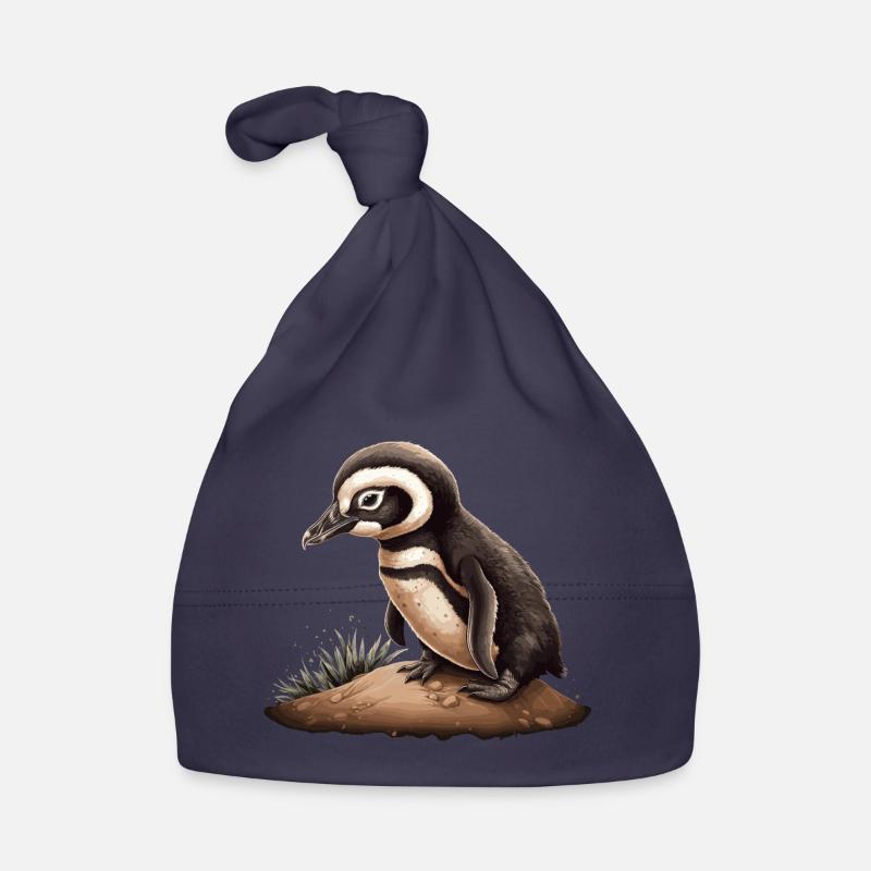 Pingouin Bébé Oiseau Poussin Bonnet bio Bébé