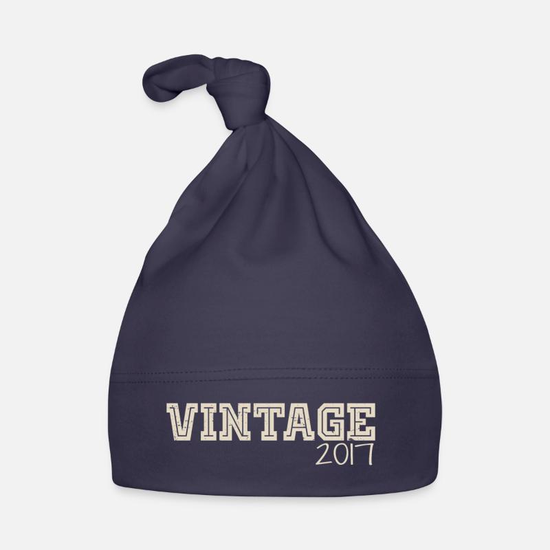 Vintage 2017 Original 2017 Rétro 2017 Cadeau 2017 Bonnet bio Bébé