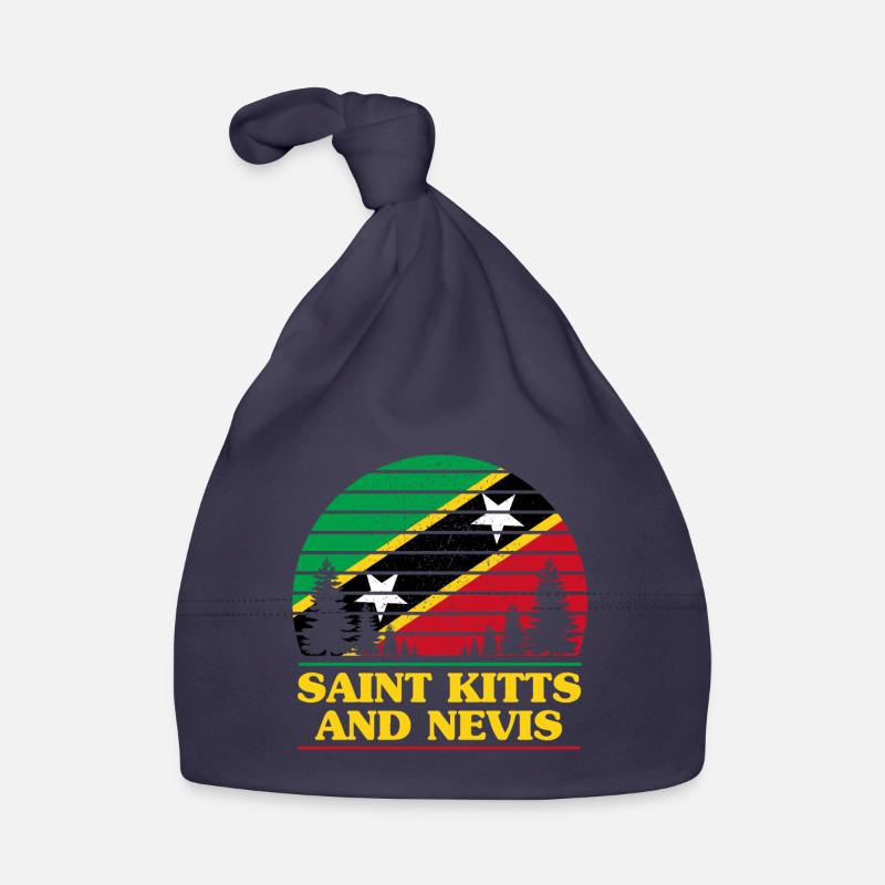Saint Kitts and Nevis Organic Baby Cap