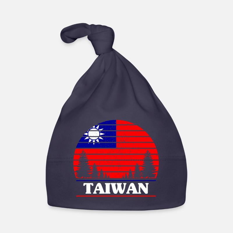 Taïwan - Bonnet bio Bébé - marine