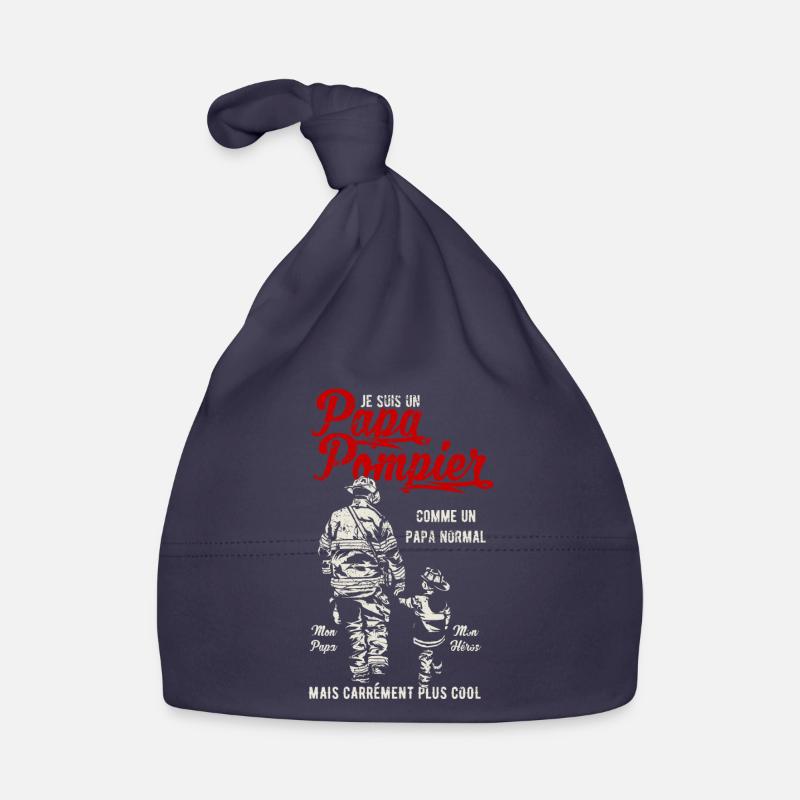 Papa Pompier Bonnet bio Bébé