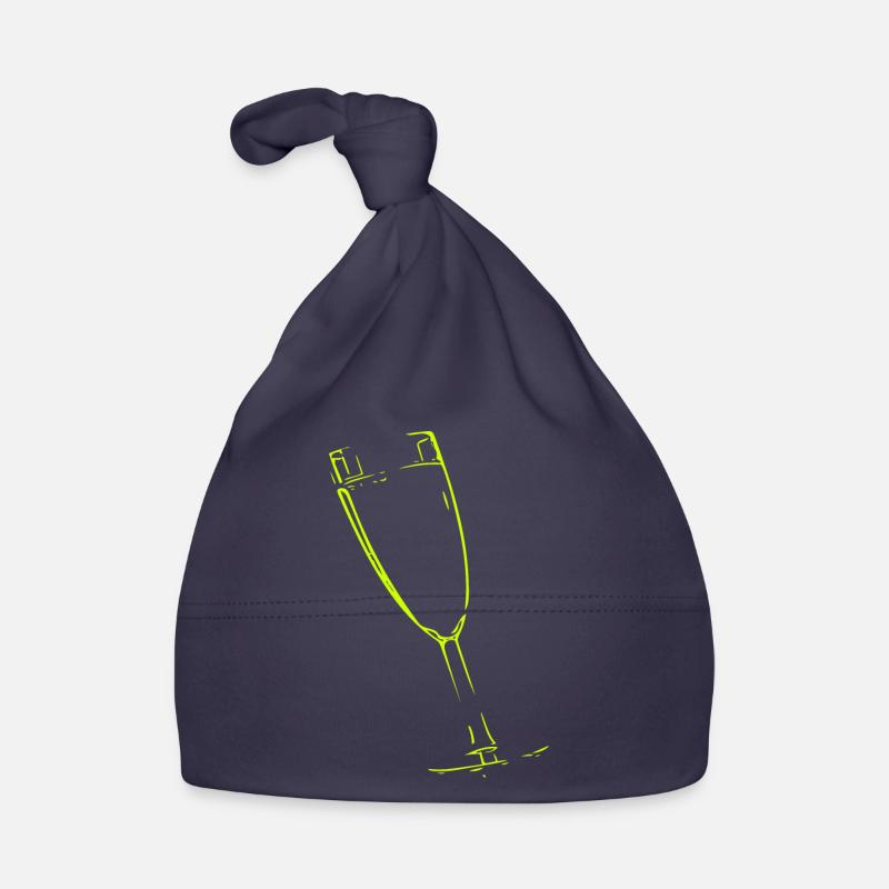 Abstract glass / line / green / pattern Organic Baby Cap