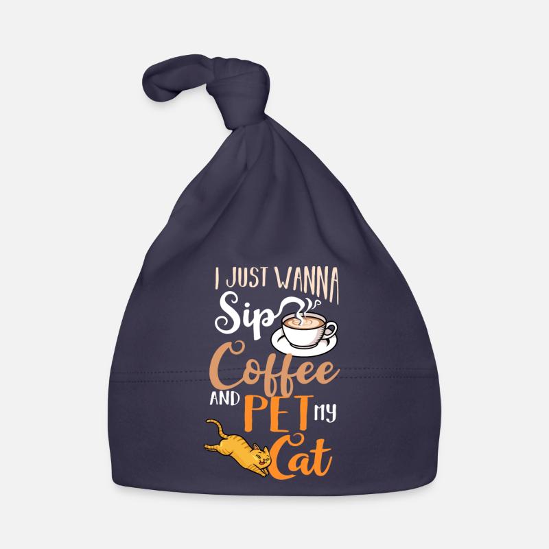 Cafetière Chat Machine Chaton Tasse Grains Bonnet bio Bébé
