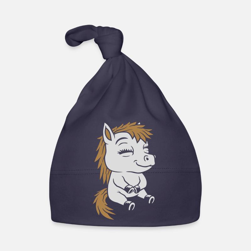Sedentary little comic pony Organic Baby Cap