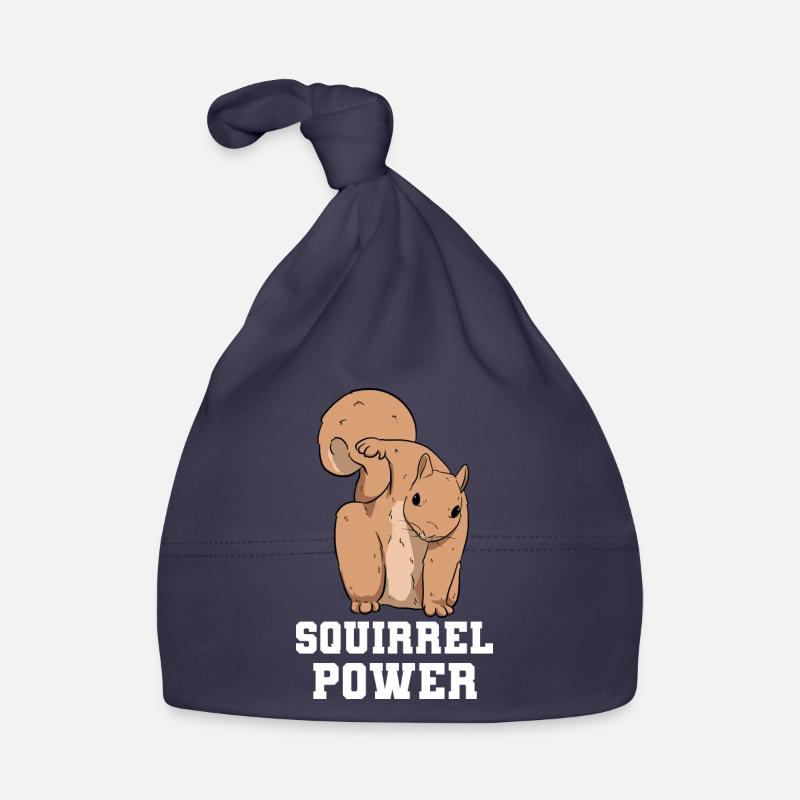 Squirrel Power Eichhörnchen Baby Bio-Mütze