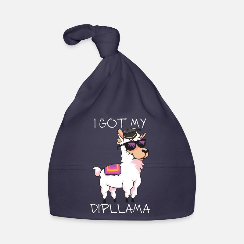 Ich habe Mein Dipllama - LLama Lover, Schule Baby Bio-Mütze