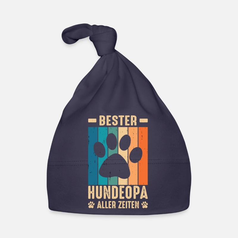 Hundeopa Geschenke Hundeliebhaber Hunde Baby Bio-Mütze