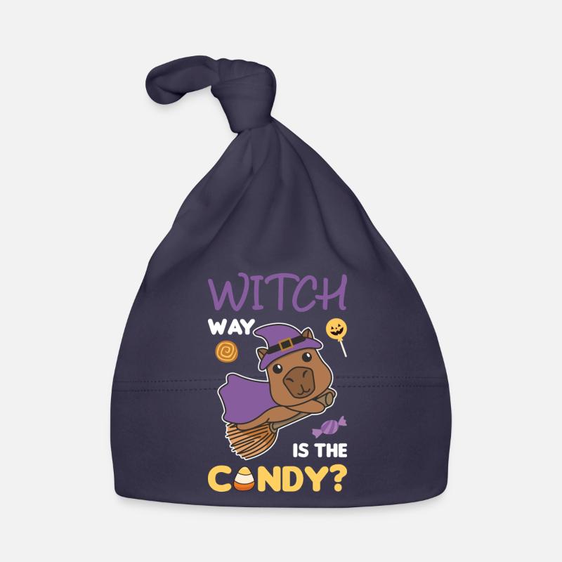 Capybara Hexen Witch way is the candy Happy Baby Bio-Mütze