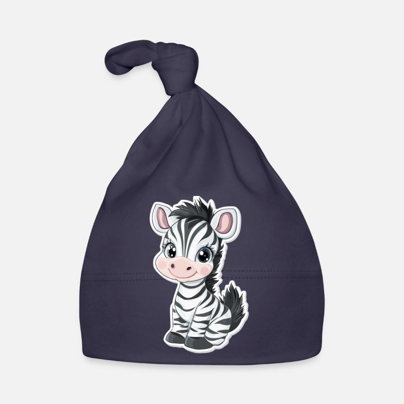 Zebra Baby Bio-Mütze