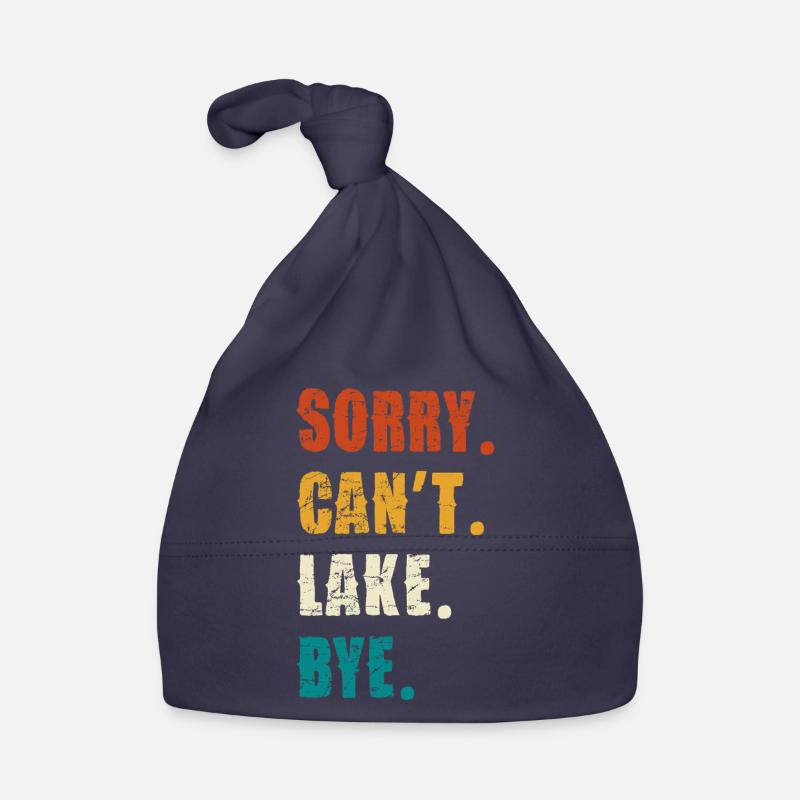 Désolé, je ne peux pas Lake Bye — Rétro en difficulté Bonnet bio Bébé