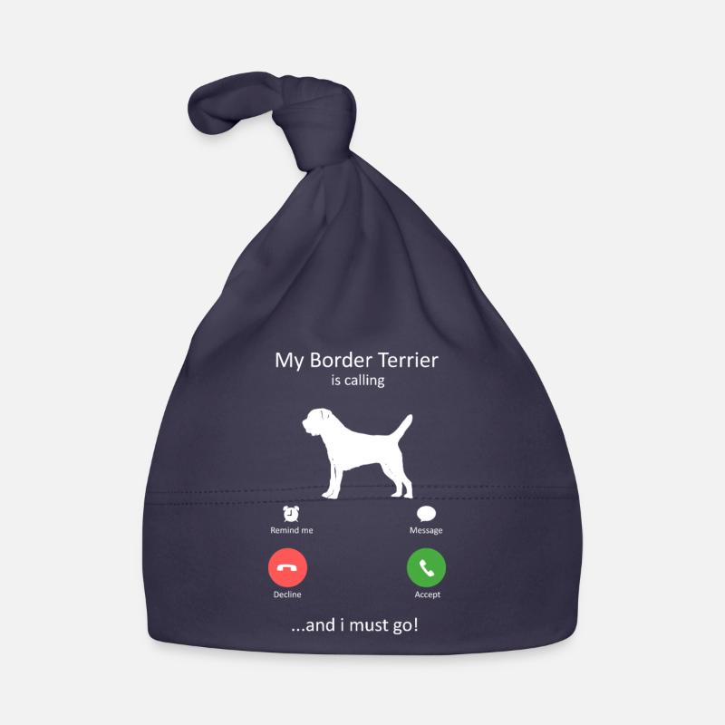 Loyal Border Terrier Dog Breed Is calling Organic Baby Cap