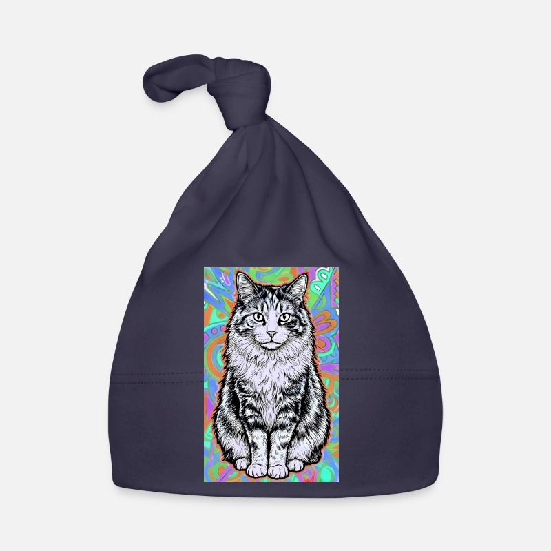 cat Organic Baby Cap