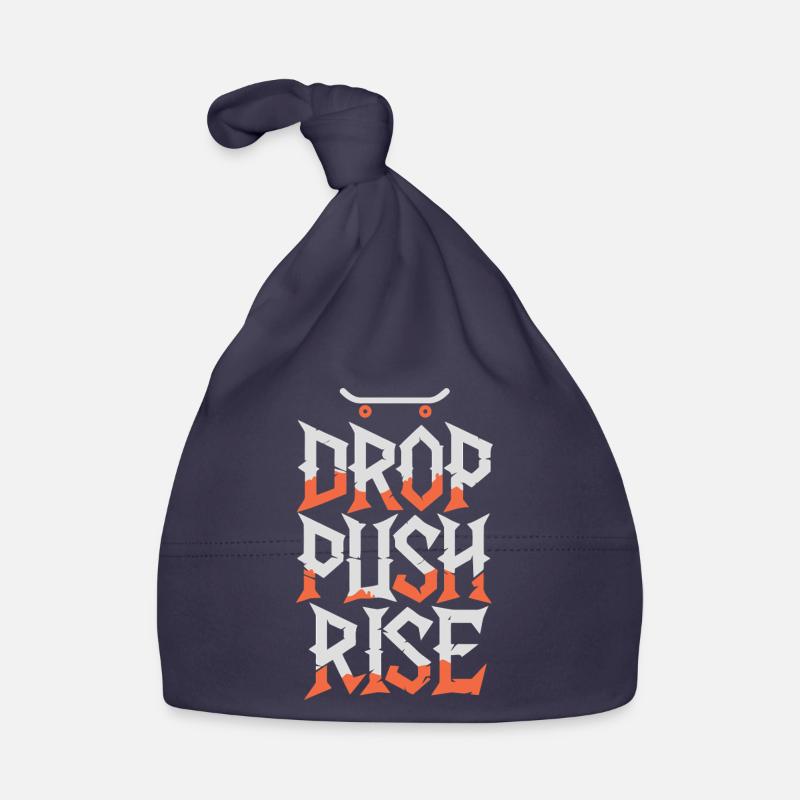 Drop Push Raise Baby Bio-Mütze