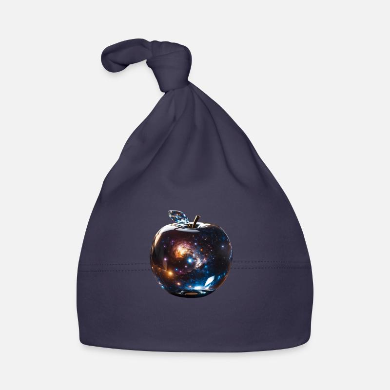 Universe in an Apple | Galaxy Apple Organic Baby Cap