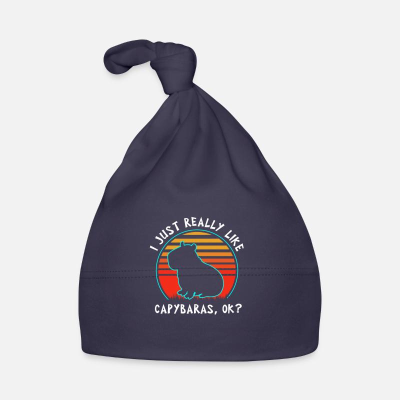 Capybara Organic Baby Cap