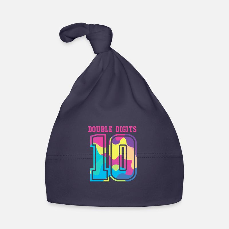 10e anniversaire Dix ans de naissance Date de naissance Date de naissance Bonnet bio Bébé
