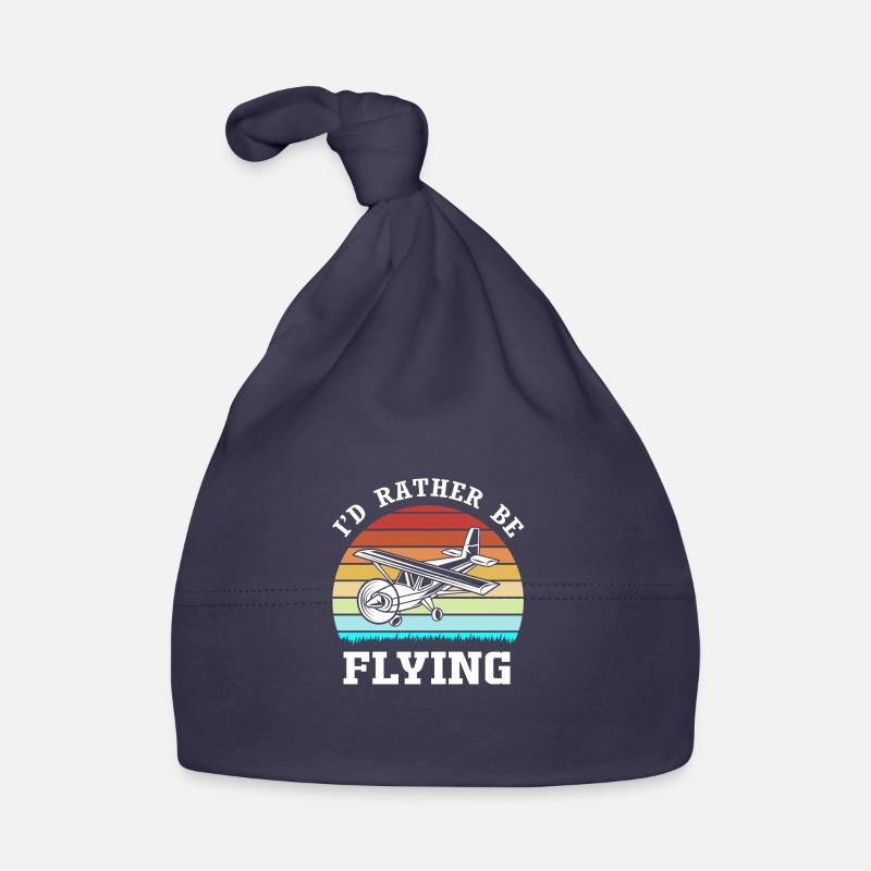 Pilot Airplane Organic Baby Cap
