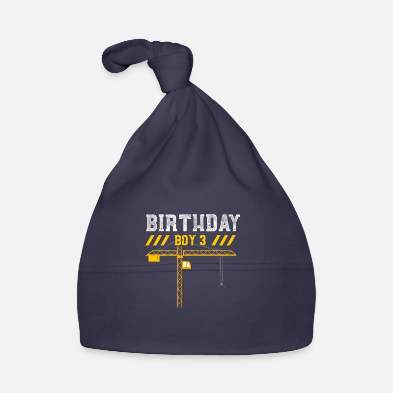 Garçon d’anniversaire 3 Bonnet bio Bébé