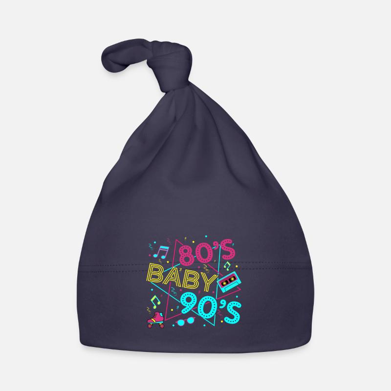 Vintage 90s Technology Old Gadgets TShirt Organic Baby Cap