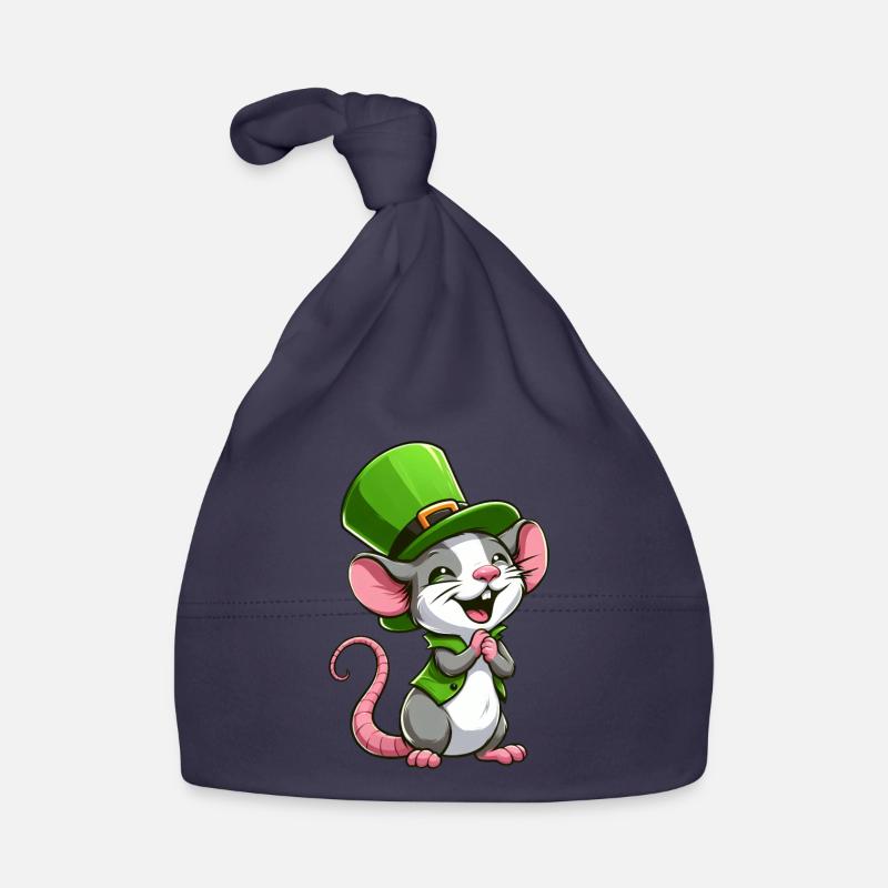 Rat mignon de la Saint-Patrick Bonnet bio Bébé