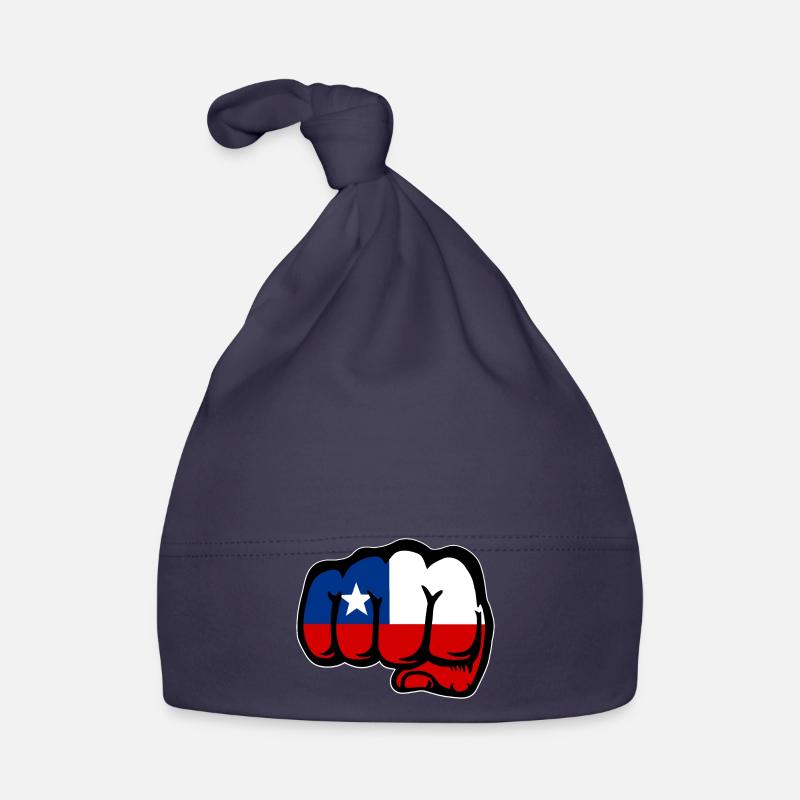 Chile Flagge Faust Baby Bio-Mütze